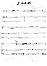 scarica la spartito per fisarmonica J'aime (Arrival) in formato PDF