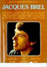 télécharger la partition d'accordéon Recueil : Les plus grandes chansons de Jacques Brel (25 Titres) au format PDF