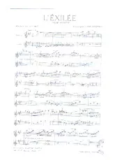 télécharger la partition d'accordéon L'exilée (Partie Saxo Alto mib + Mélodie) (Valse Musette) au format PDF