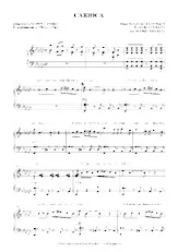 télécharger la partition d'accordéon Carioca (From : Flying down to Rio) (Arrangement : Gregory Fine) au format PDF