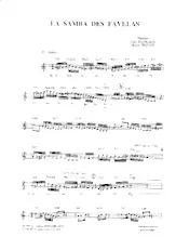 download the accordion score La samba des favelas in PDF format