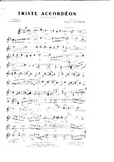 download the accordion score Triste accordéon (Valse Musette) in PDF format