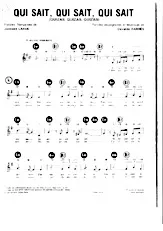 download the accordion score Qui sait Qui sait Qui sait (Quizas Quizas Quizas) (Boléro) in PDF format