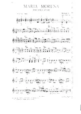 descargar la partitura para acordeón Maria Morena (Paso Doble) en formato PDF