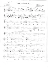 télécharger la partition d'accordéon Les voix du bal (Valse Musette) au format PDF