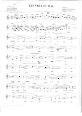 download the accordion score Les voix du bal (Valse Musette) in PDF format