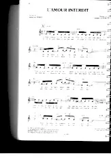 download the accordion score L'amour interdit (Slow) in PDF format