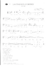télécharger la partition d'accordéon La chanson d'Orphée (Boléro) au format PDF