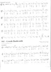 download the accordion score Grands boulevards  in PDF format