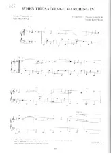 descargar la partitura para acordeón When the saints go marching in en formato PDF