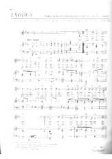 scarica la spartito per fisarmonica Exodus (Chant : Edith Piaf) in formato PDF