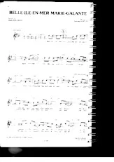 download the accordion score Belle île en mer Marie Galante in PDF format