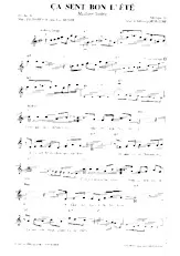 descargar la partitura para acordeón Ça sent bon l'été (Medium Swing) en formato PDF