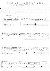 télécharger la partition d'accordéon Vol du bourdon au format PDF