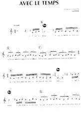 descargar la partitura para acordeón Avec le temps en formato PDF