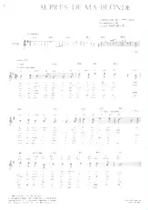 download the accordion score Auprès de ma blonde (Marche) in PDF format