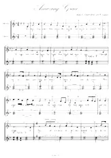 scarica la spartito per fisarmonica Amazing Grace (Arrangement : P Gasser) in formato PDF