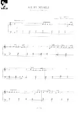 descargar la partitura para acordeón All by myself  en formato PDF