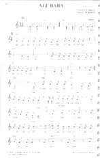 descargar la partitura para acordeón Ali Baba (Chant : André Bézu) en formato PDF