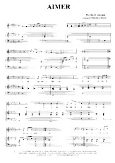 download the accordion score Aimer   in PDF format