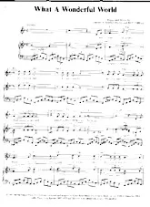 descargar la partitura para acordeón What A Wonderful World   en formato PDF