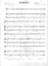 download the accordion score Africa (Chant : Rose Laurens) in PDF format