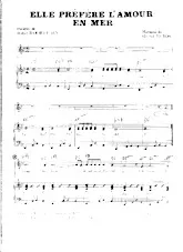 download the accordion score Elle préfère l'amour en mer in PDF format