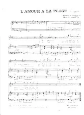 download the accordion score L'amour à la plage in PDF format