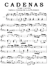download the accordion score Cadenas in PDF format