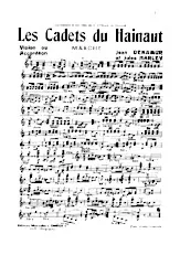 télécharger la partition d'accordéon Les Cadets du Hainaut (Marche) au format PDF