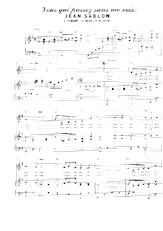 descargar la partitura para acordeón Vous qui passez sans me voir en formato PDF