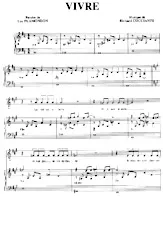 download the accordion score Vivre (Notre dame de Paris) in PDF format