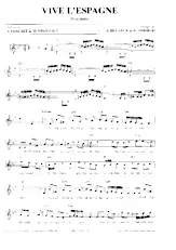 scarica la spartito per fisarmonica Vive l'Espagne (Paso Doble) in formato PDF