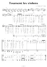 download the accordion score Tournent les violons  in PDF format