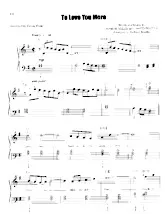 descargar la partitura para acordeón To Love You More   en formato PDF