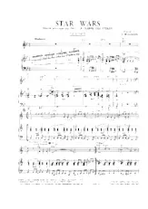 descargar la partitura para acordeón Star Wars (La guerre des étoiles) en formato PDF