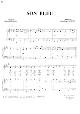download the accordion score Son bleu in PDF format