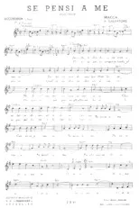 download the accordion score Se pensi a me (Fox Trot) in PDF format