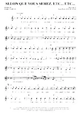 download the accordion score Selon que vous serez in PDF format