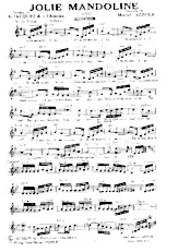 scarica la spartito per fisarmonica Jolie mandoline (Orchestration Complète) (Tango) in formato PDF