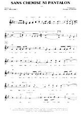 descargar la partitura para acordeón Sans chemise ni pantalon (Chant : Rika Zaraï) en formato PDF