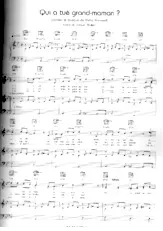 download the accordion score Qui a tué Grand Maman ? (Ballade) in PDF format