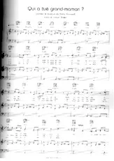 descargar la partitura para acordeón Qui a tué Grand Maman ? (Ballade) en formato PDF