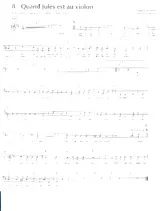 scarica la spartito per fisarmonica Quand Jules est au violon  in formato PDF