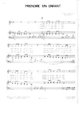 download the accordion score Prendre un enfant  in PDF format