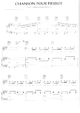 descargar la partitura para acordeón Chanson pour Pierrot en formato PDF