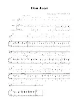 scarica la spartito per fisarmonica Don Juan   in formato PDF