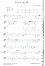 télécharger la partition d'accordéon Débranche (Chant : France Gall) au format PDF
