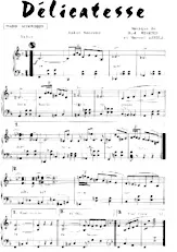 scarica la spartito per fisarmonica Délicatesse (Valse Moderne) in formato PDF