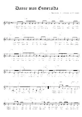 scarica la spartito per fisarmonica Danse mon Esmeralda (Notre dame de Paris) in formato PDF